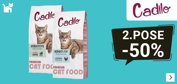 CADILO droogvoer 2e zak 50% korting CAT